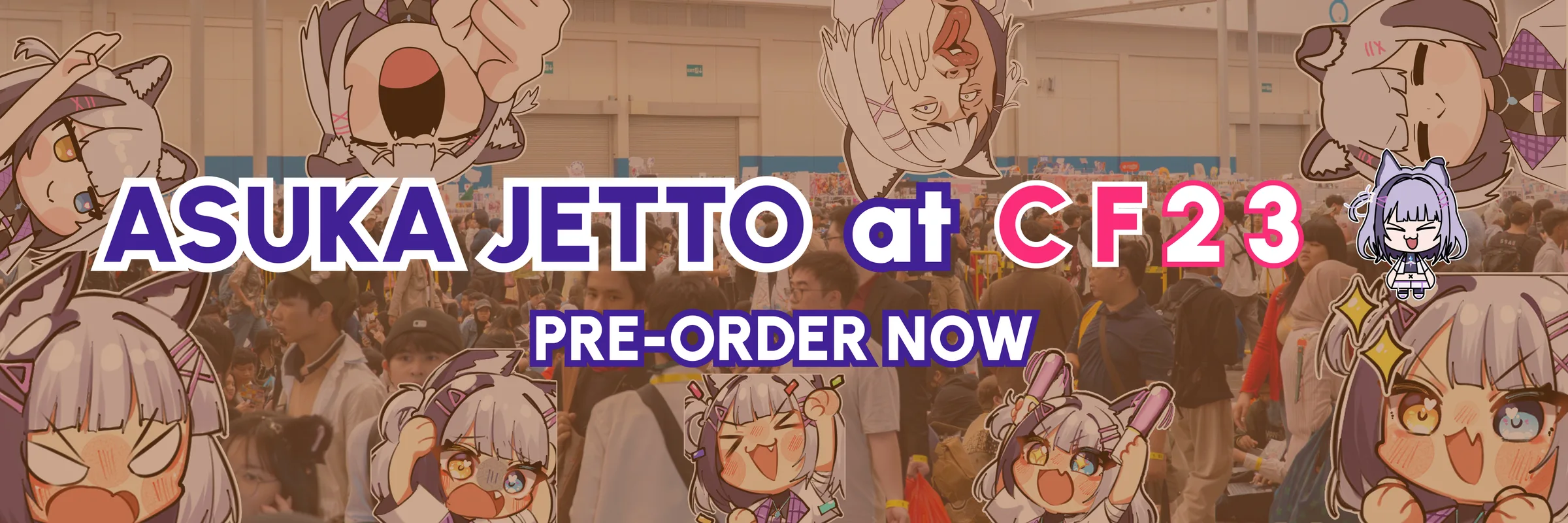 Asuka Jetto di CF23, pre-order merch sekarang